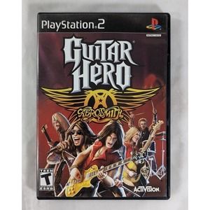 Guitar Hero: Aerosmith Sony PlayStation 2 PS2 with manual